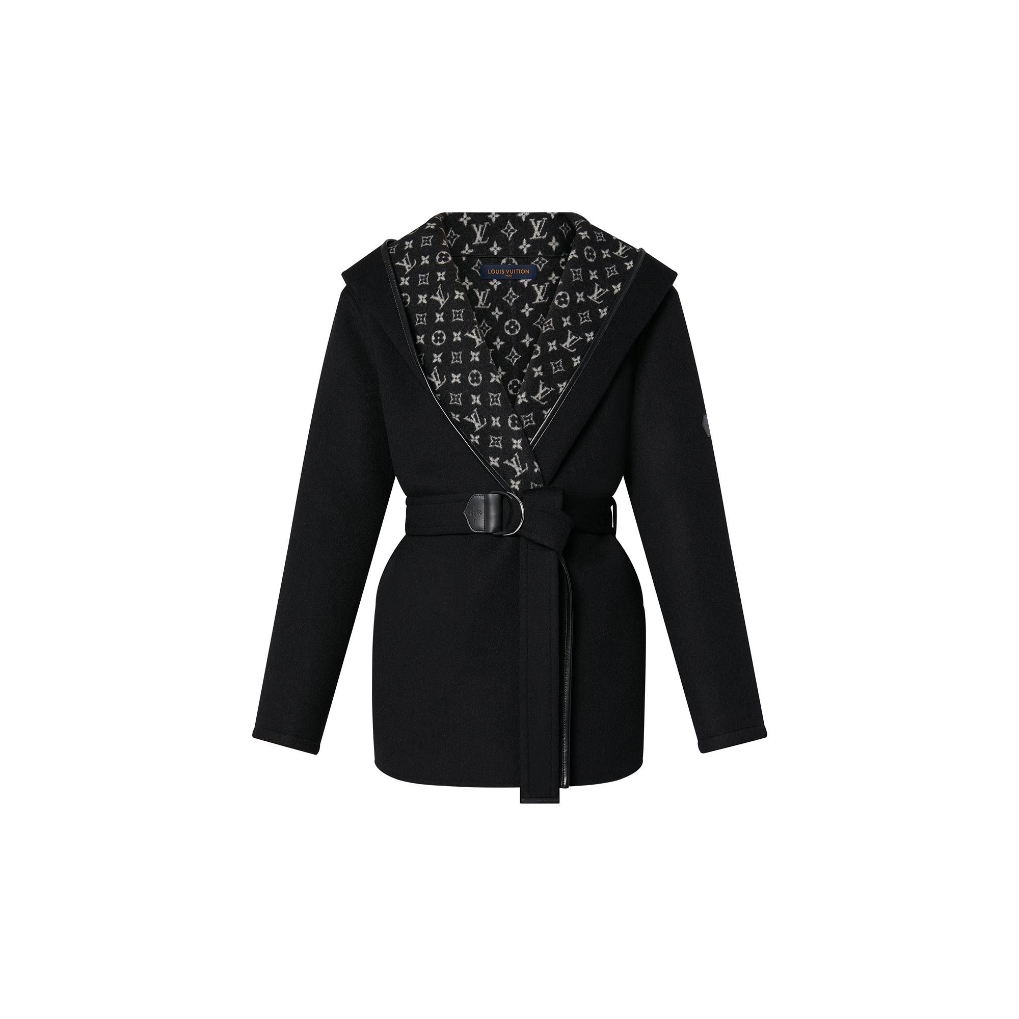 Belted Short Wrap Pea Coat - Women - Ready-to-Wear | LOUIS
